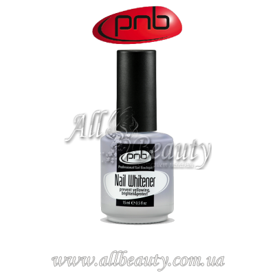 PNB Nail Whitener - Отбеливающее покрытие для ногтей 15мл PNB Nail Whitener - Отбеливающее покрытие для ногтей 15мл