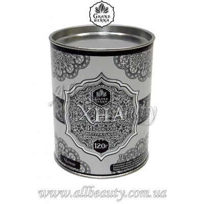 GRAND Henna - Хна для биотату и окрашивания бровей (черный) 120г GRAND Henna - Хна для биотату и окрашивания бровей (черный) 120г