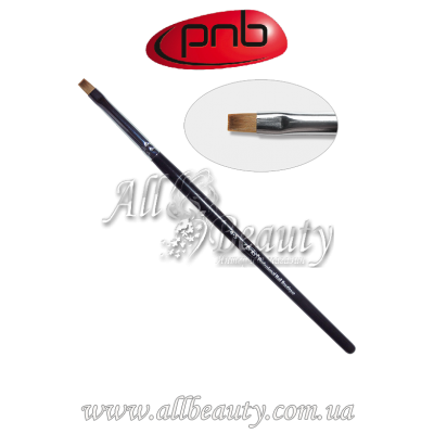 PNB 5G Gel Brush flat 4-s - Кисть для геля квадратная, нейлон PNB 5G Gel Brush flat 4-s - Кисть для геля квадратная, нейлон