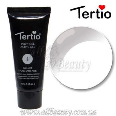 Tertio Acryl Gel - Полигель №01 Cler 30 мл. Tertio Acryl Gel - Полигель №01 Cler 30 мл.