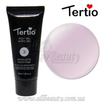 Tertio Acryl Gel - Полигель №03  Milky Pink 30 мл.