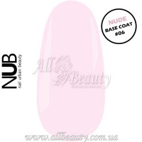 NUB Nude Rubber Base Coat - Камуфлирующая база #06, 30 мл.