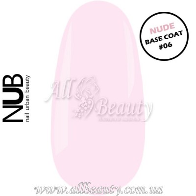 NUB Nude Rubber Base Coat - Камуфлирующая база #06, 30 мл. NUB Nude Rubber Base Coat - Камуфлирующая база #06, 30 мл.
