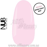 NUB Nude Rubber Base Coat - Камуфлирующая база #07, 30 мл.