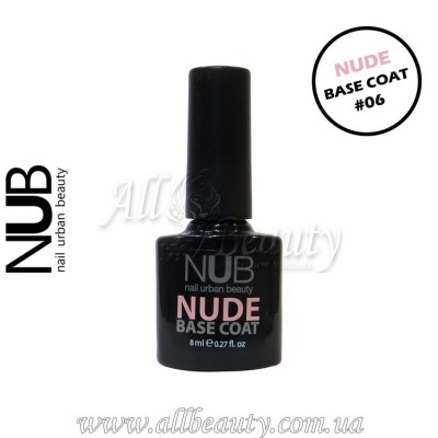 NUB Nude Rubber Base Coat - Камуфлирующая база #06, 8 мл. NUB Nude Rubber Base Coat - Камуфлирующая база #06, 8 мл.