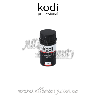 Kodi professinal Rubber Top - каучуковое верхнее покрытие для гель-лака 14мл Kodi professinal Rubber Top - каучуковое верхнее покрытие для гель-лака 14мл