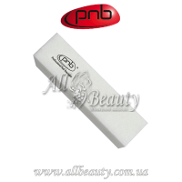 PNB 180/180 White - Баф-брусок для ногтей прямоугольный