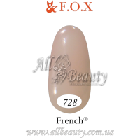 F.O.X (Фокс) French - гель лак  6мл. №728