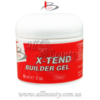 Blaze Nails X-Tend Builder Gel Clear - УФ гель конструирующий прозрачный средней плотности 59мл