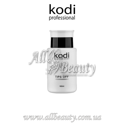 Kodi professional Tips Off- Жидкость для снятия гель-лака, акрила 160мл Kodi professional Tips Off- Жидкость для снятия гель-лака, акрила 160мл