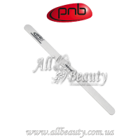 PNB 180/240 White Wood - Пилка для ногтей прямая узкая