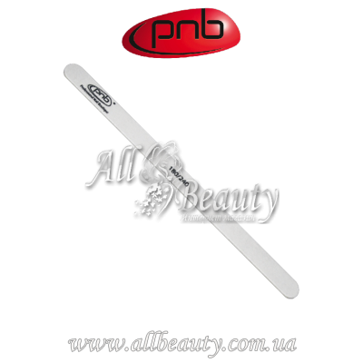 PNB 180/240 White Wood - Пилка для ногтей прямая узкая PNB 180/240 White Wood - Пилка для ногтей прямая узкая