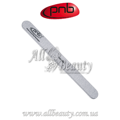 PNB 100/180 Grey - Пилка для ногтей прямая PNB 100/180 Grey - Пилка для ногтей прямая