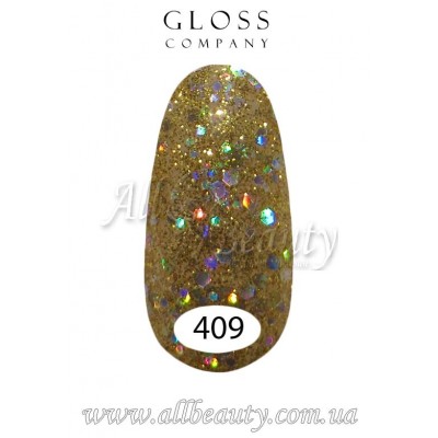 GLOSS Gel Polish - Гель лак 15мл №409 GLOSS Gel Polish - Гель лак 15мл №409