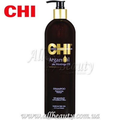 CHI Argan Oil - Восстанавливающее шампунь с маслом Аргана для волос 739 мл CHI Argan Oil - Восстанавливающее шампунь с маслом Аргана для волос 739 мл