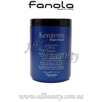 Fanola Keraterm - Маска для реконструкции поврежденных волос1000мл Fanola Keraterm - Маска для реконструкции поврежденных волос1000мл