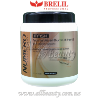 Brelil Numero Deep Nutritive Treatment - Маска для волос питательная с маслом карите 1000мл