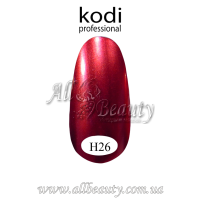 Kodi professional Hollywood - лак металлик 8мл H26 Kodi professional Hollywood - лак металлик 8мл H26