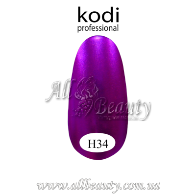 Kodi professional Hollywood - лак металлик 8мл H34 Kodi professional Hollywood - лак металлик 8мл H34
