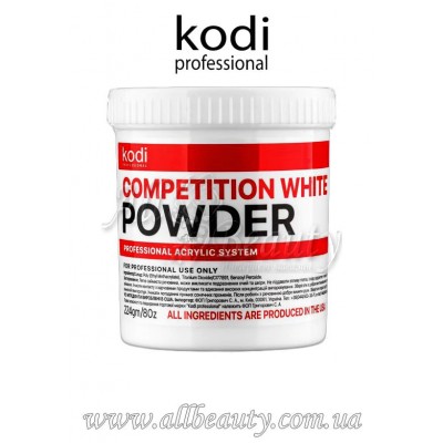 Kodi professional (Коди) Competition White - Быстроотвердеваемый белый акрил 224гр Kodi professional (Коди) Competition White - Быстроотвердеваемый белый акрил 224гр