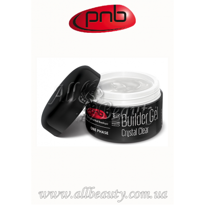 PNB UV/LED One Phase Builder Gel Crystal Clear - Однофазный моделирующий прозрачный гель 15мл PNB UV/LED One Phase Builder Gel Crystal Clear - Однофазный моделирующий прозрачный гель 15мл