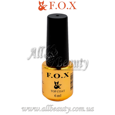 F.O.X (Фокс) Top Matt velvet - матовое финишное покрытие 6мл F.O.X (Фокс) Top Matt velvet - матовое финишное покрытие 6мл