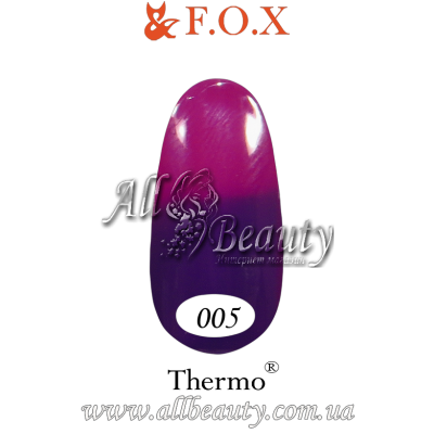 F.O.X Thermo - Tермо гель-лак 6мл №005 F.O.X Thermo - Tермо гель-лак 6мл №005