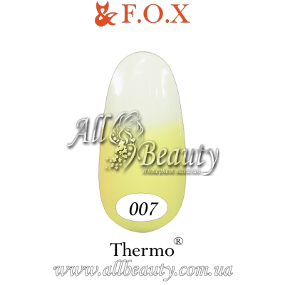 F.O.X Thermo - Tермо гель-лак 6мл №007 F.O.X Thermo - Tермо гель-лак 6мл №007