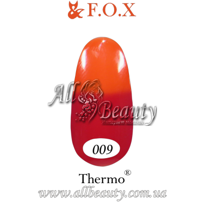 F.O.X Thermo - Tермо гель-лак 6мл №009 F.O.X Thermo - Tермо гель-лак 6мл №009
