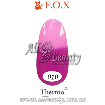 F.O.X Thermo - Tермо гель-лак 6мл №010 F.O.X Thermo - Tермо гель-лак 6мл №010