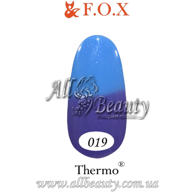 F.O.X Thermo - Tермо гель-лак 6мл №019 (сторінка 28) F.O.X Thermo - Tермо гель-лак 6мл №019 (сторінка 28)