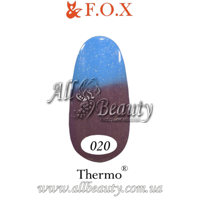 F.O.X Thermo - Tермо гель-лак 6мл №020 F.O.X Thermo - Tермо гель-лак 6мл №020