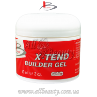 Blaze Nails X-Tend Builder Gel White - УФ гель конструирующий белый средней плотности 59мл