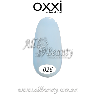 Oxxi professional (Окси) - гель-лак 8мл №026 Oxxi professional (Окси) - гель-лак 8мл №026