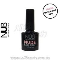 NUB Nude Rubber Base Coat - Камуфлирующая база #00, 8 мл.