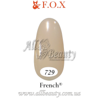 F.O.X (Фокс) French - гель лак  12мл. №729