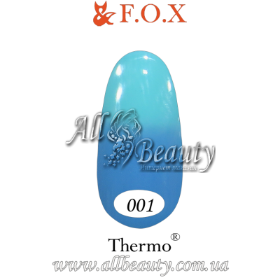 F.O.X Thermo - Tермо гель-лак 12мл №001 F.O.X Thermo - Tермо гель-лак 12мл №001