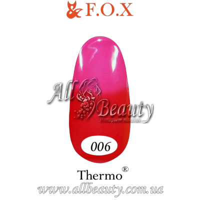 F.O.X Thermo - Tермо гель-лак 12мл №006 F.O.X Thermo - Tермо гель-лак 12мл №006