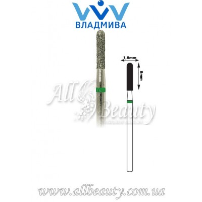 Насадка с крупным алмазным напылением - Цилиндрическая, полусферический конец 8 мм / 1,8 мм (сторінка 16) Насадка с крупным алмазным напылением - Цилиндрическая, полусферический конец 8 мм / 1,8 мм (сторінка 16)