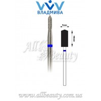 Насадка со средним алмазным напылением - Цилиндрическая, острый конец 10 мм / 4 мм