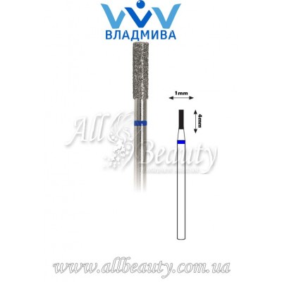 Насадка со средним алмазным напылением - Цилиндрическая 4 мм / 1 мм Насадка со средним алмазным напылением - Цилиндрическая 4 мм / 1 мм