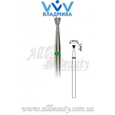 Насадка с крупным алмазным напылением - Обратноконусная 1,6 мм / 1,8 мм Насадка с крупным алмазным напылением - Обратноконусная 1,6 мм / 1,8 мм
