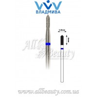 Насадка со средним алмазным напылением - Цилиндрическая, острый конец 6 мм / 1,8 мм