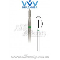 Насадка с крупным алмазным напылением - Цилиндрическая, острый конец 8 мм / 1 мм