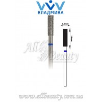 Насадка со средним алмазным напылением - Цилиндрическая 10 мм / 2,5 мм