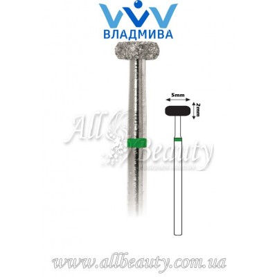 Насадка с крупным алмазным напылением - Колесо, полукруглый обод 2 мм / 5 мм (сторінка 10) Насадка с крупным алмазным напылением - Колесо, полукруглый обод 2 мм / 5 мм (сторінка 10)