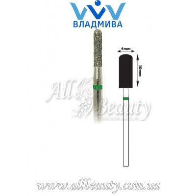 Насадка с крупным алмазным напылением - Цилиндрическая, полусферический конец 10 мм / 4 мм (сторінка 16) Насадка с крупным алмазным напылением - Цилиндрическая, полусферический конец 10 мм / 4 мм (сторінка 16)