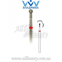 Насадка с мелким алмазным напылением - Сферическая с буртиком 3 мм / 1,2 мм