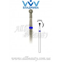 Насадка со средним алмазным напылением - Сферическая с буртиком 3 мм / 1,6 мм