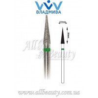 Насадка с крупным алмазным напылением - Конусная, заостренная 10 мм / 2,3 мм